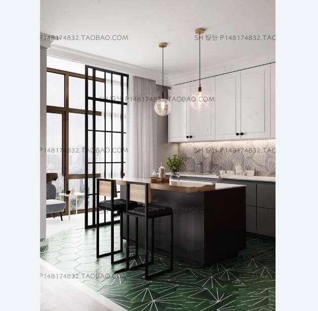 MSK Quarter室内设计圣彼得堡现代厨房ID：226956.jpg