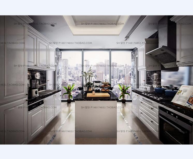 现代厨房ID：228478.jpg