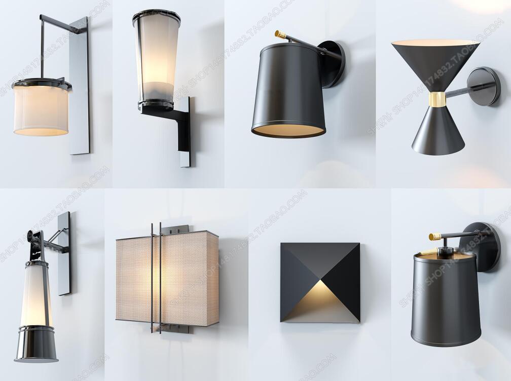 现代创意金属壁灯3D模型ID：267192.jpg