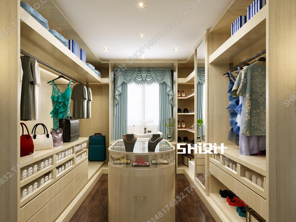 欧式衣帽间3D模型ID：244025.jpg