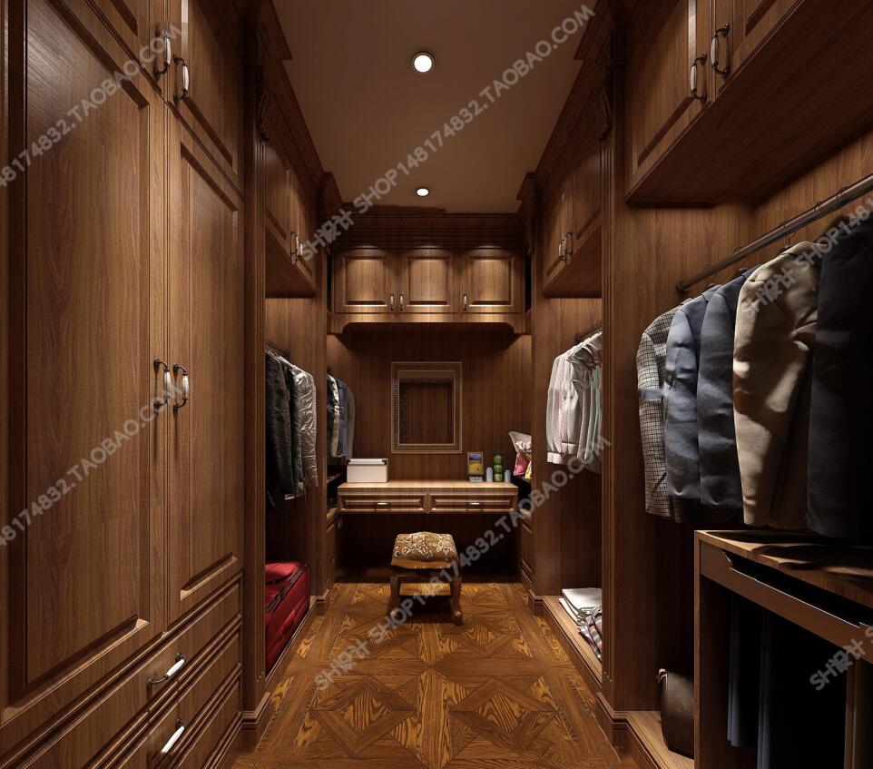 欧式衣帽间3D模型ID：270916.jpg