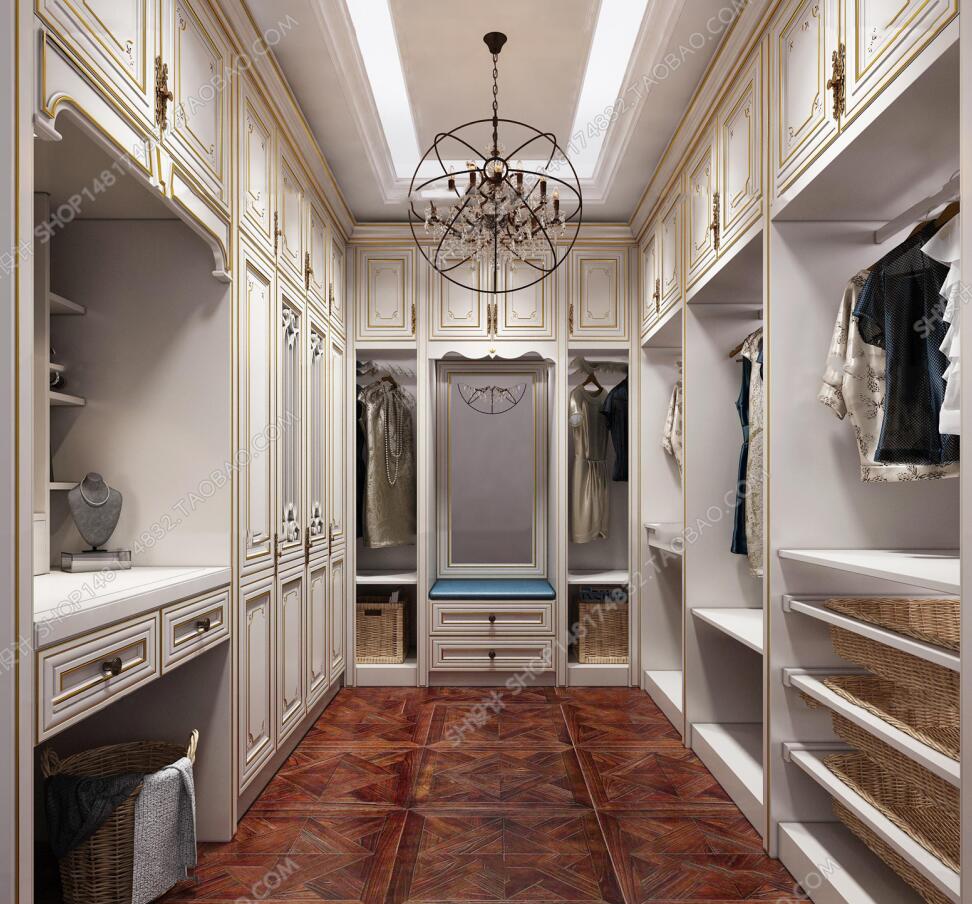 欧式衣帽间3D模型ID：355563.jpeg