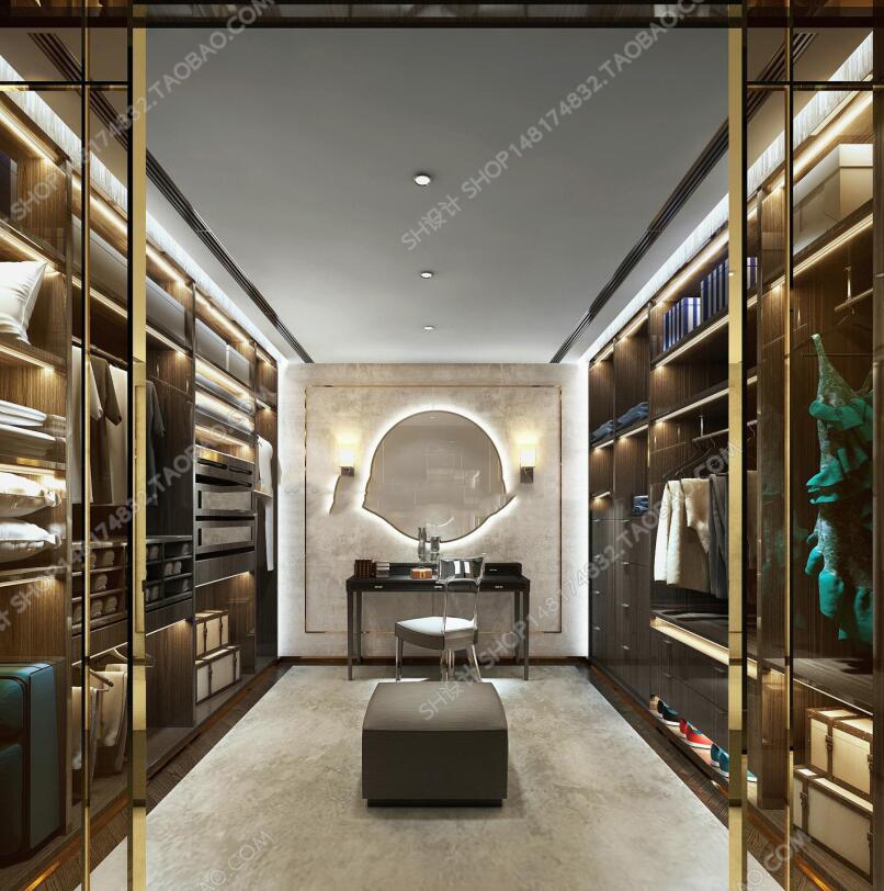 现代衣帽间3D模型ID：106616.jpg