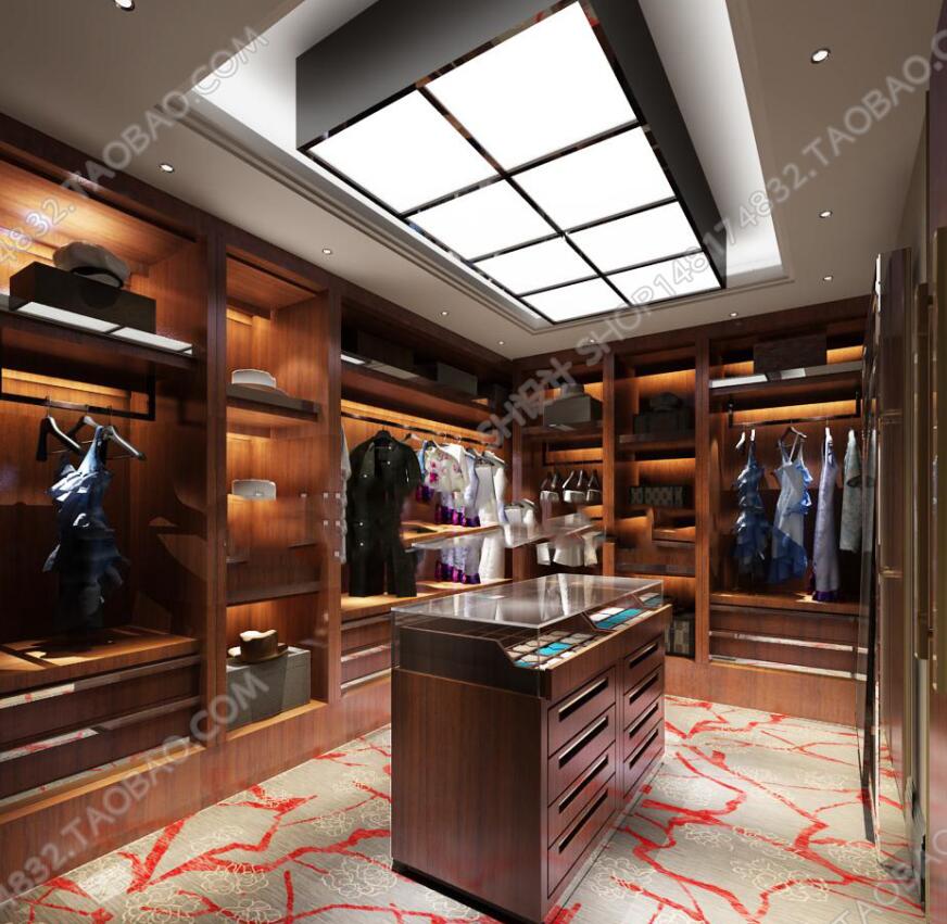 现代衣帽间3D模型ID：130743.jpg