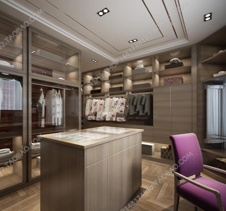 现代衣帽间3D模型ID：203794.jpg