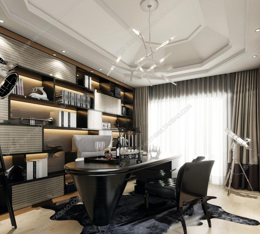 现代书房ID：242043.jpg