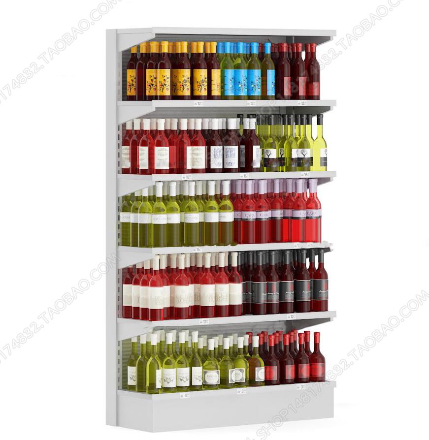 现代商场酒水货架3D模型ID：360529.jpeg