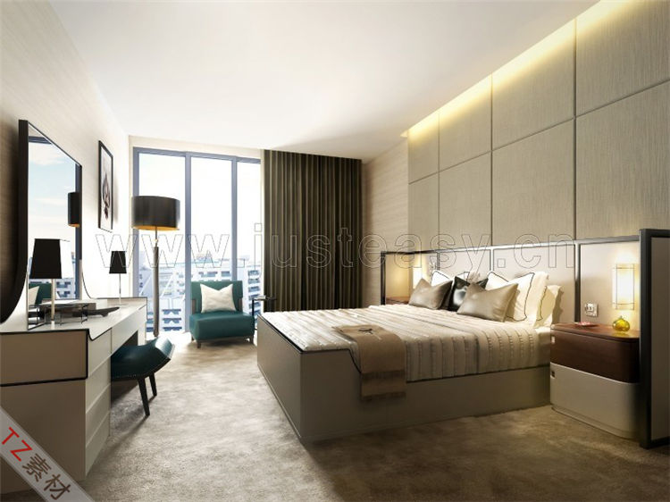 精品床3Dmax模型 (9).jpg