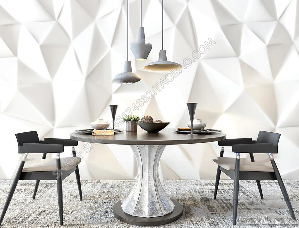 现代精美餐桌椅组合3D模型ID331729.jpeg