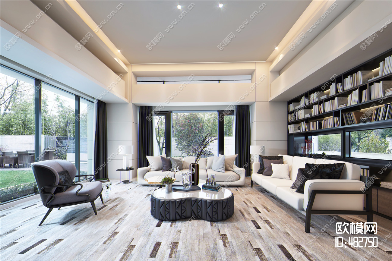 客、餐厅3Dmax模型 (4).jpg