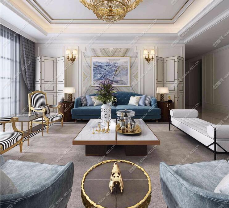 客、餐厅3Dmax模型 (5).jpg