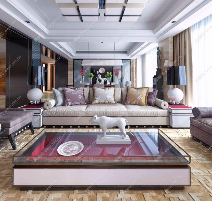 客、餐厅3Dmax模型 (8).jpg