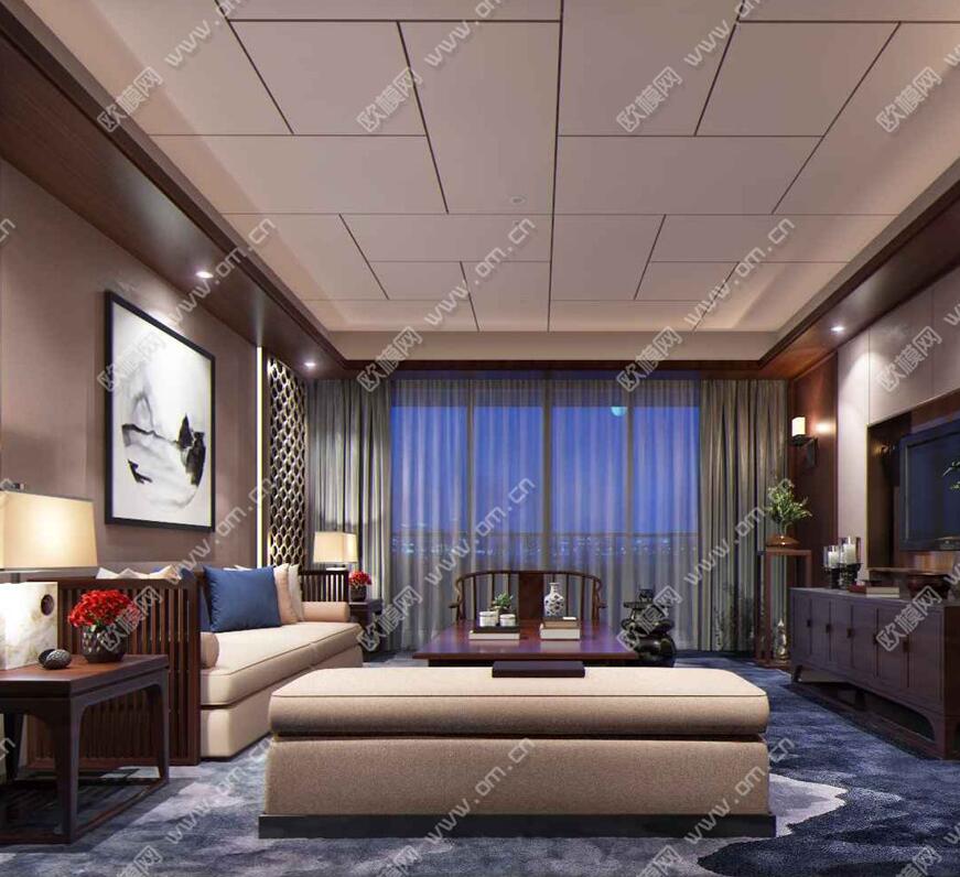 客、餐厅3Dmax模型 (10).jpg