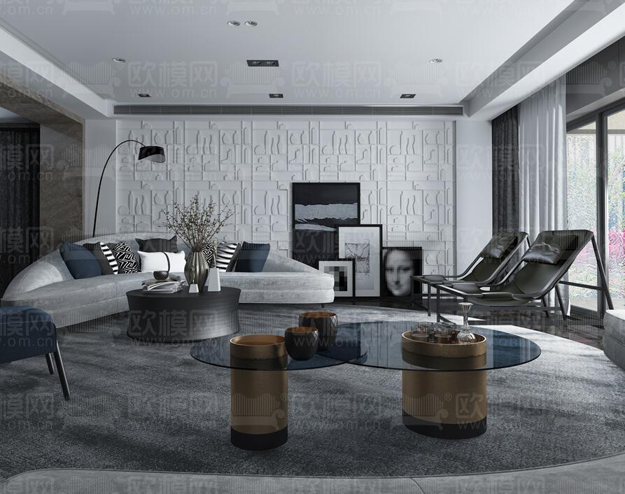 客、餐厅3Dmax模型 (15).jpg