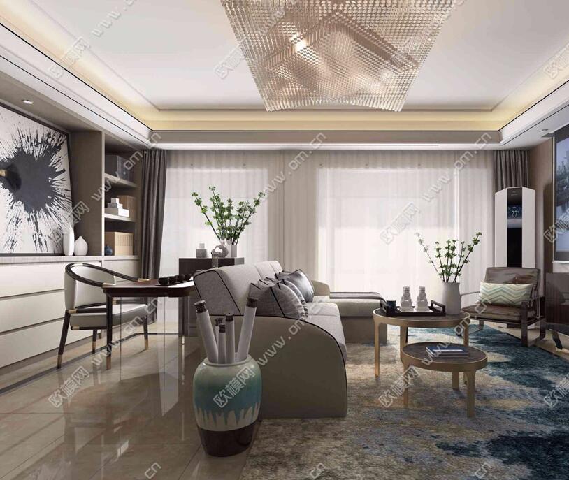 客、餐厅3Dmax模型 (20).jpg