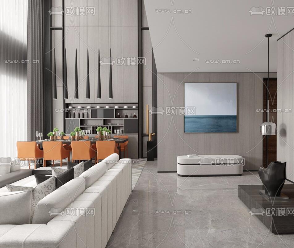 客、餐厅3Dmax模型 (44).jpg