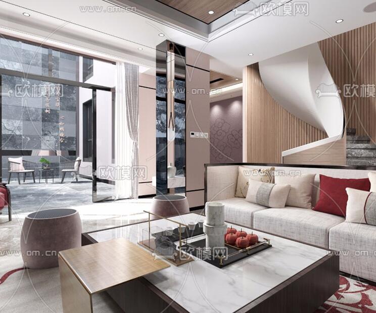 客、餐厅3Dmax模型 (53).jpg