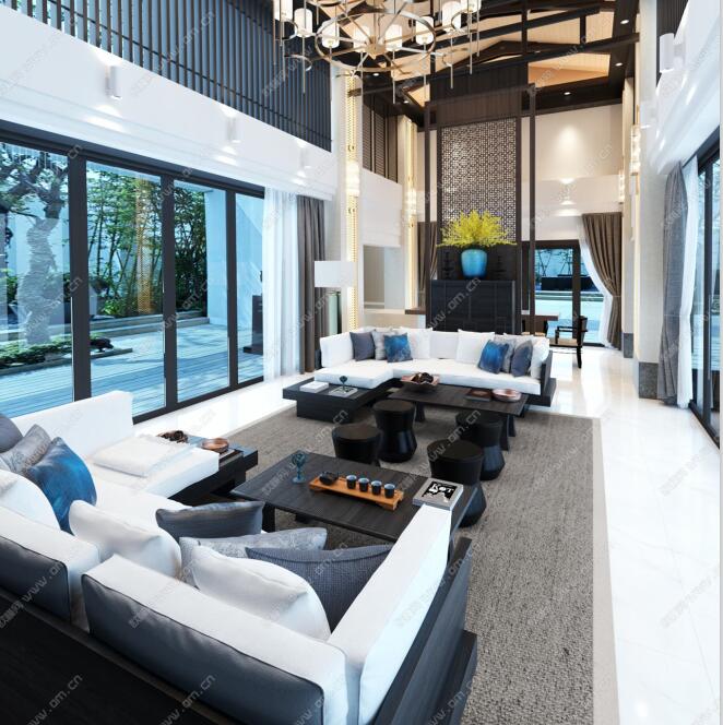 客、餐厅3Dmax模型 (55).jpg