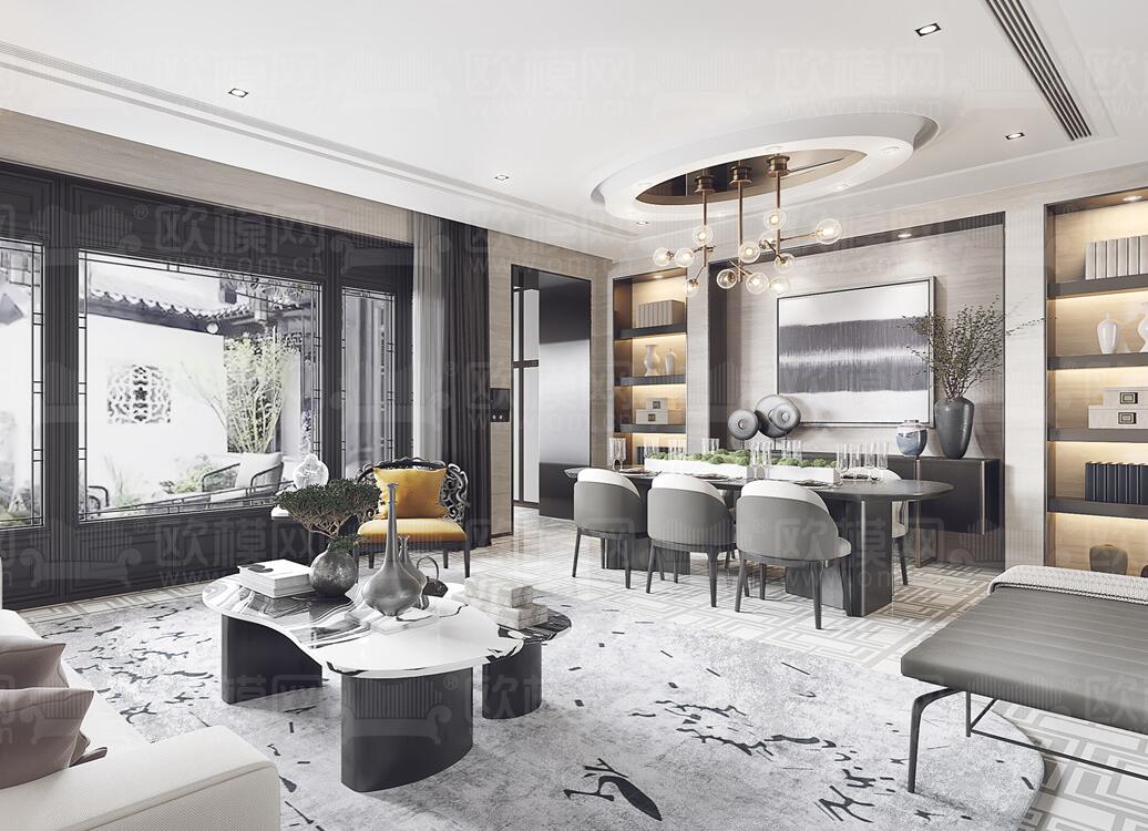 客、餐厅3Dmax模型 (62).jpg