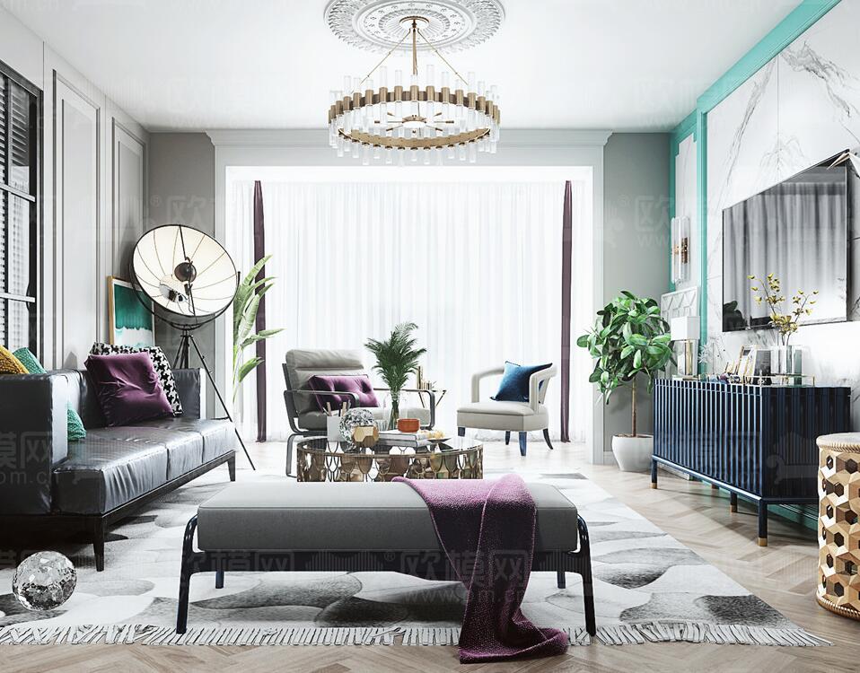 客、餐厅3Dmax模型 (76).jpg