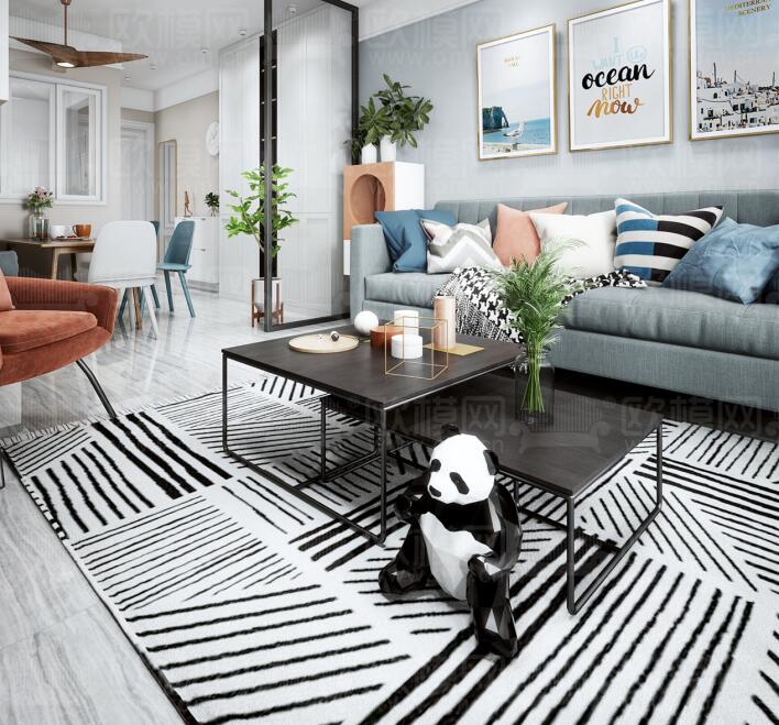 客、餐厅3Dmax模型 (77).jpg