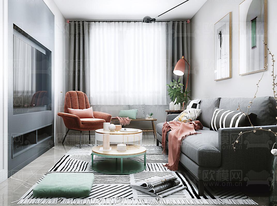 客、餐厅3Dmax模型 (78).jpg