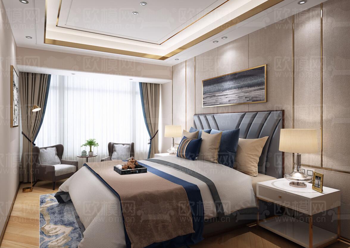 卧室家装空间3Dmax模型 (12).jpg