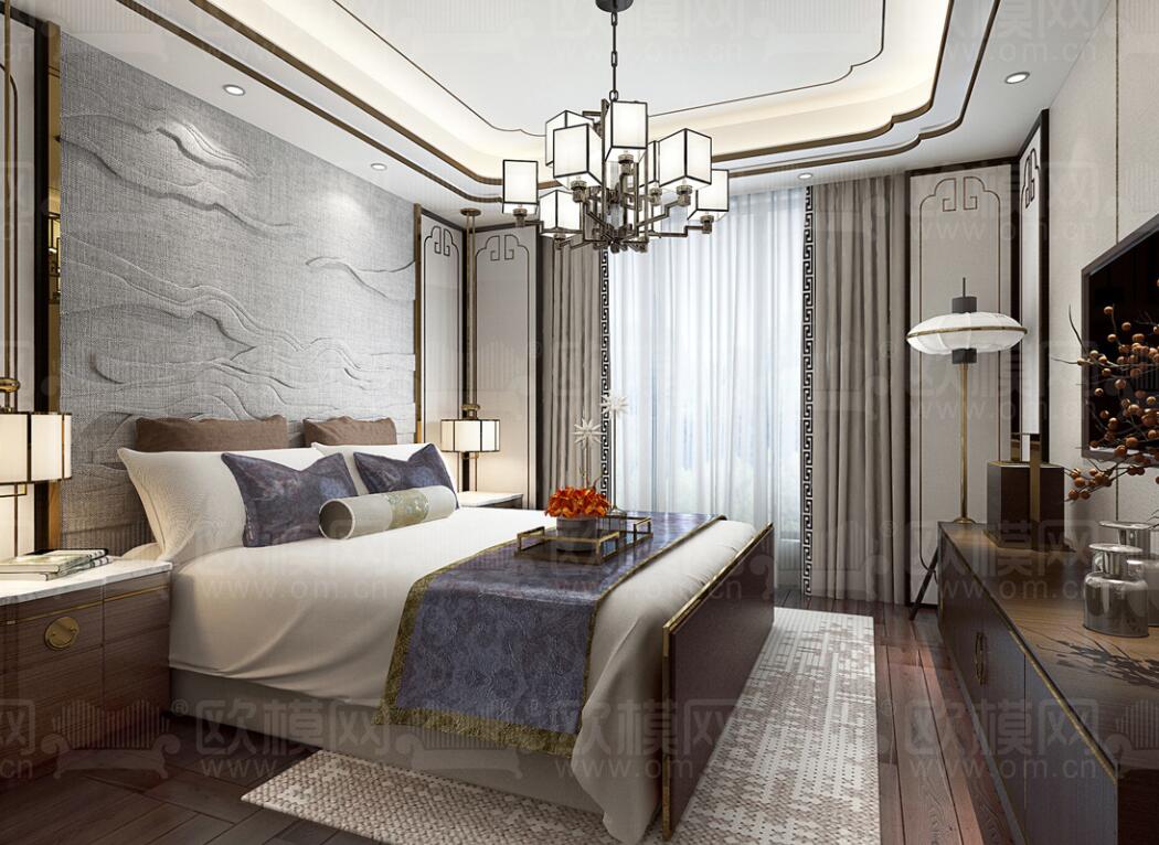 卧室家装空间3Dmax模型 (15).jpg