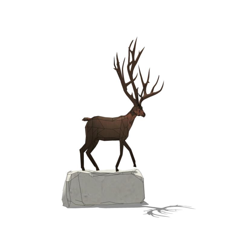 雕塑小品(动物篇）SU模型 (7).jpg