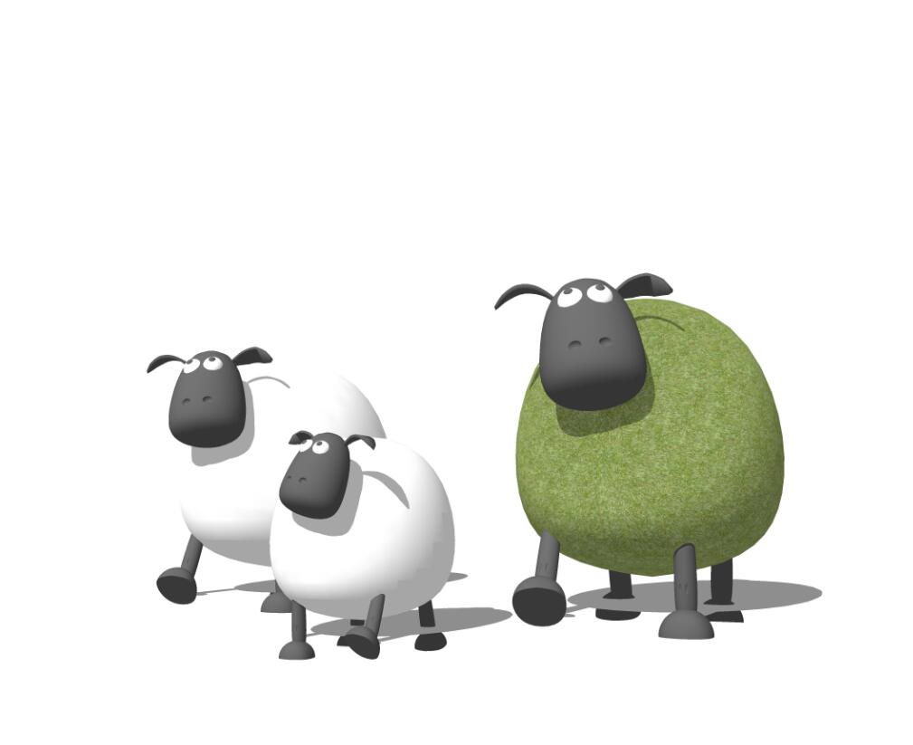 雕塑小品(动物篇）SU模型 (9).jpg