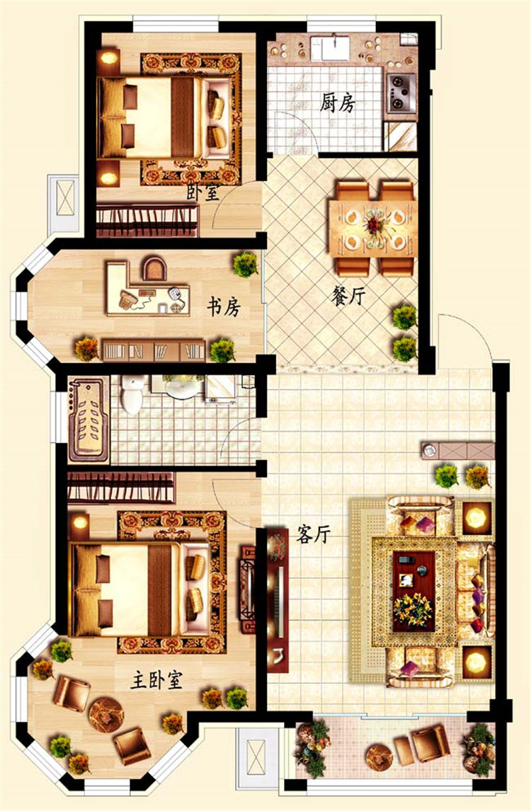 【FA专筑空间】54款普通户型图 (48).jpg
