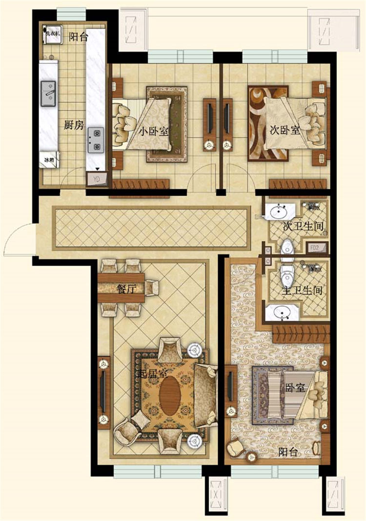 【FA专筑空间】54款普通户型图 (49).jpg