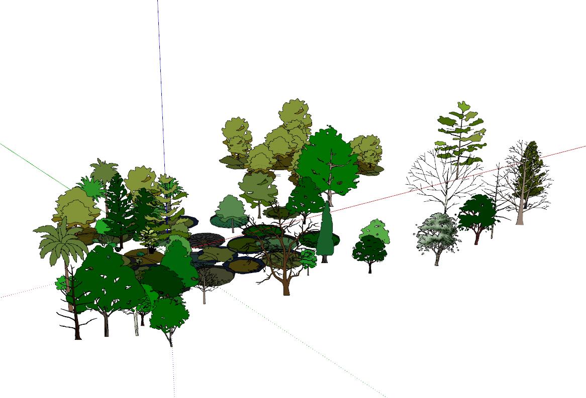 灌木乔木SU模型 (1).jpg