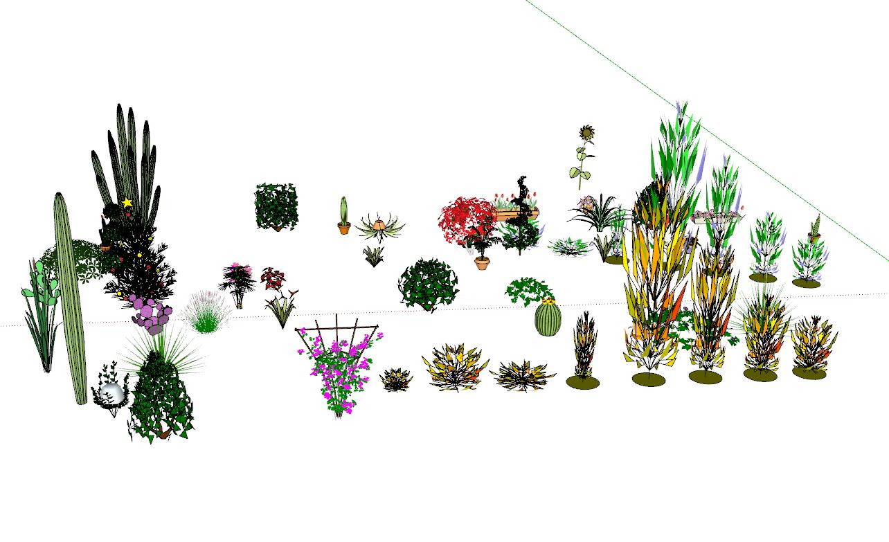 灌木乔木SU模型 (2).jpg