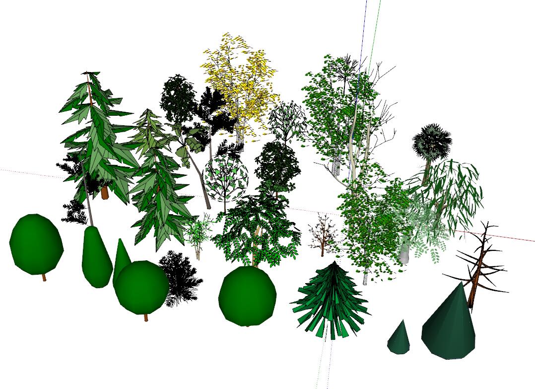 灌木乔木SU模型 (3).jpg