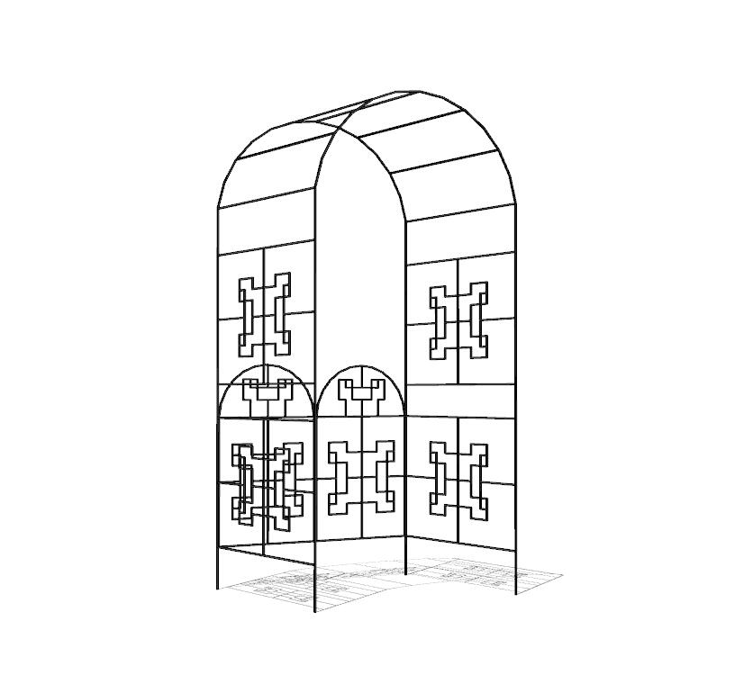 栏杆围栏SU模型 (4).jpg