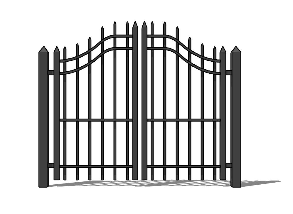 栏杆围栏SU模型 (15).jpg