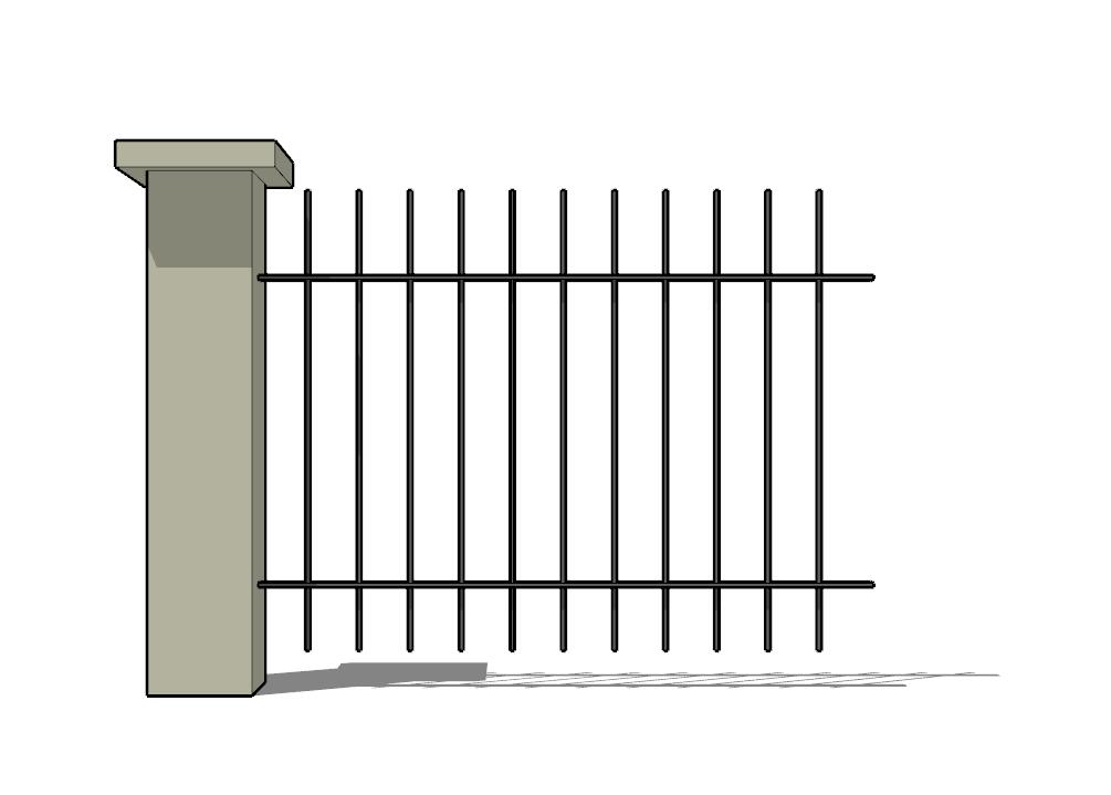 栏杆围栏SU模型 (17).jpg