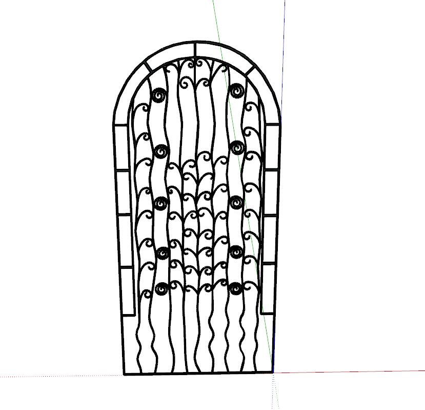 栏杆围栏SU模型 (65).jpg