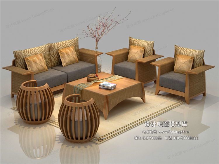 混搭沙发3Dmax模型 (6).jpg
