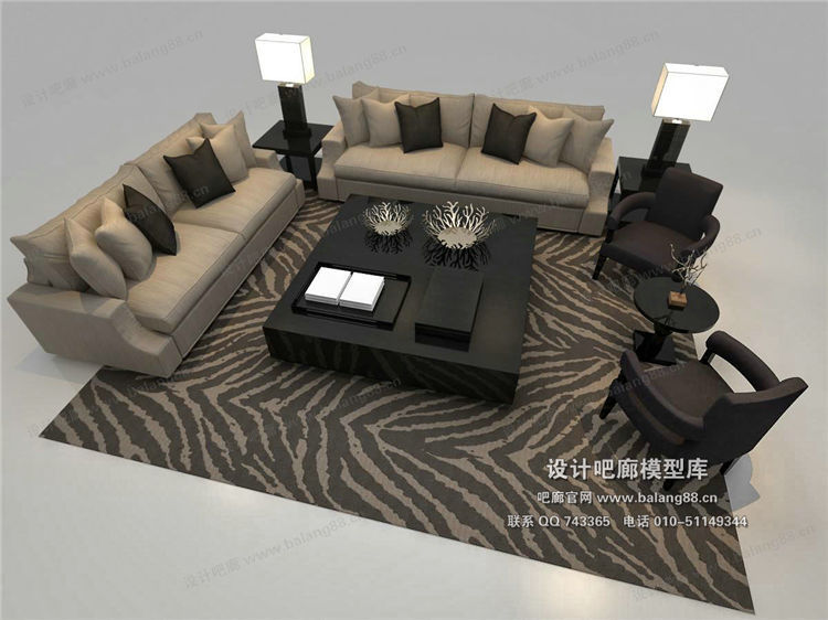 混搭沙发3Dmax模型 (12).jpg