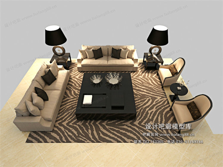 混搭沙发3Dmax模型 (13).jpg