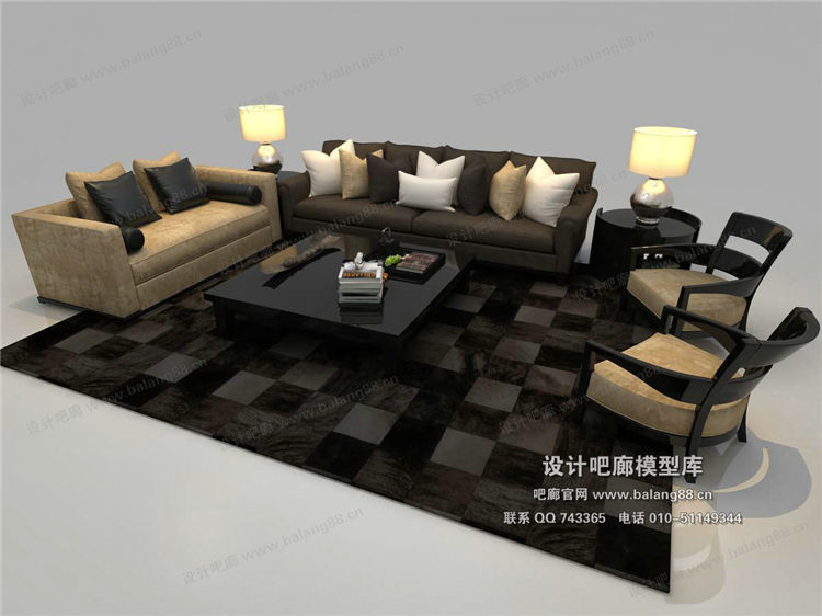 混搭沙发3Dmax模型 (14).jpg