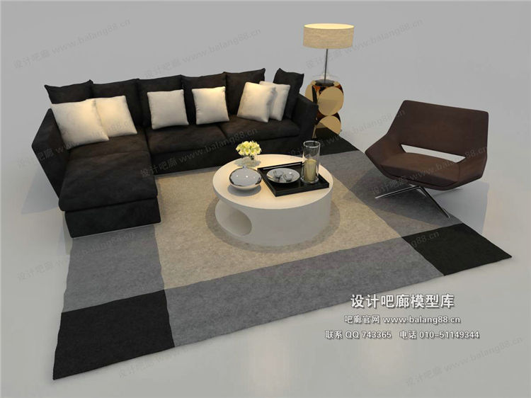现代风格沙发组合3Dmax模型 (13).jpg