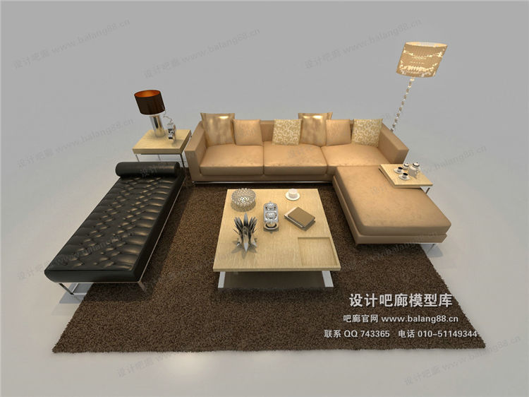 现代风格沙发组合3Dmax模型 (25).jpg