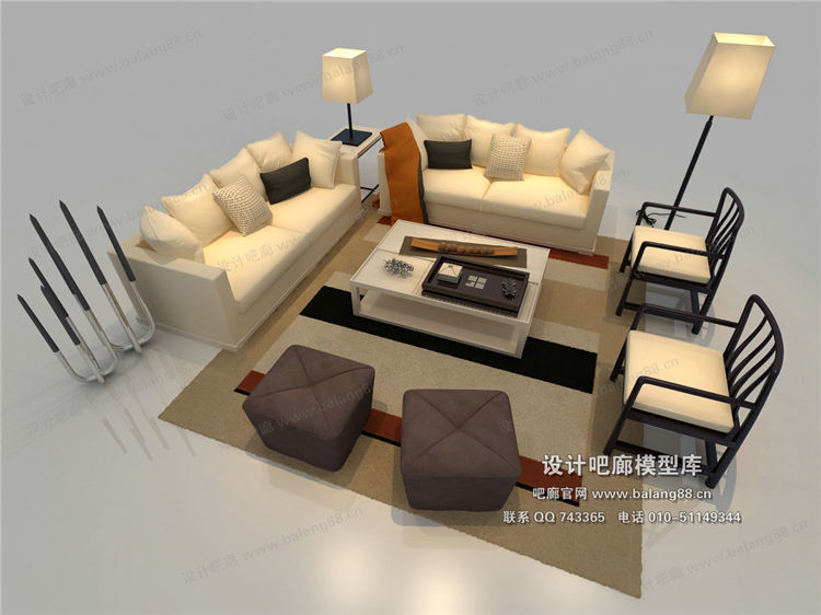 中式风格沙发组合3Dmax模型 (23).jpg