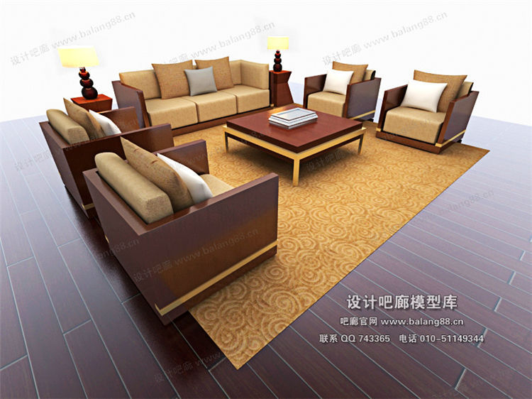 中式风格沙发组合3Dmax模型 (43).jpg