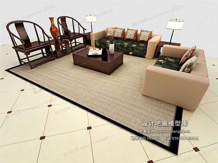 中式风格沙发组合3Dmax模型 (44).jpg