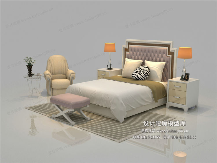 欧式模床3Dmax模型 (32).jpg