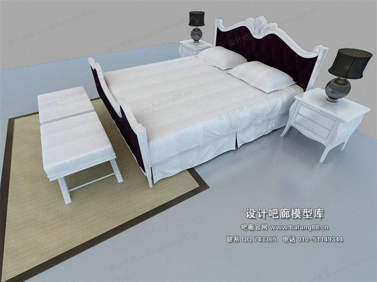 欧式模床3Dmax模型 (43).jpg